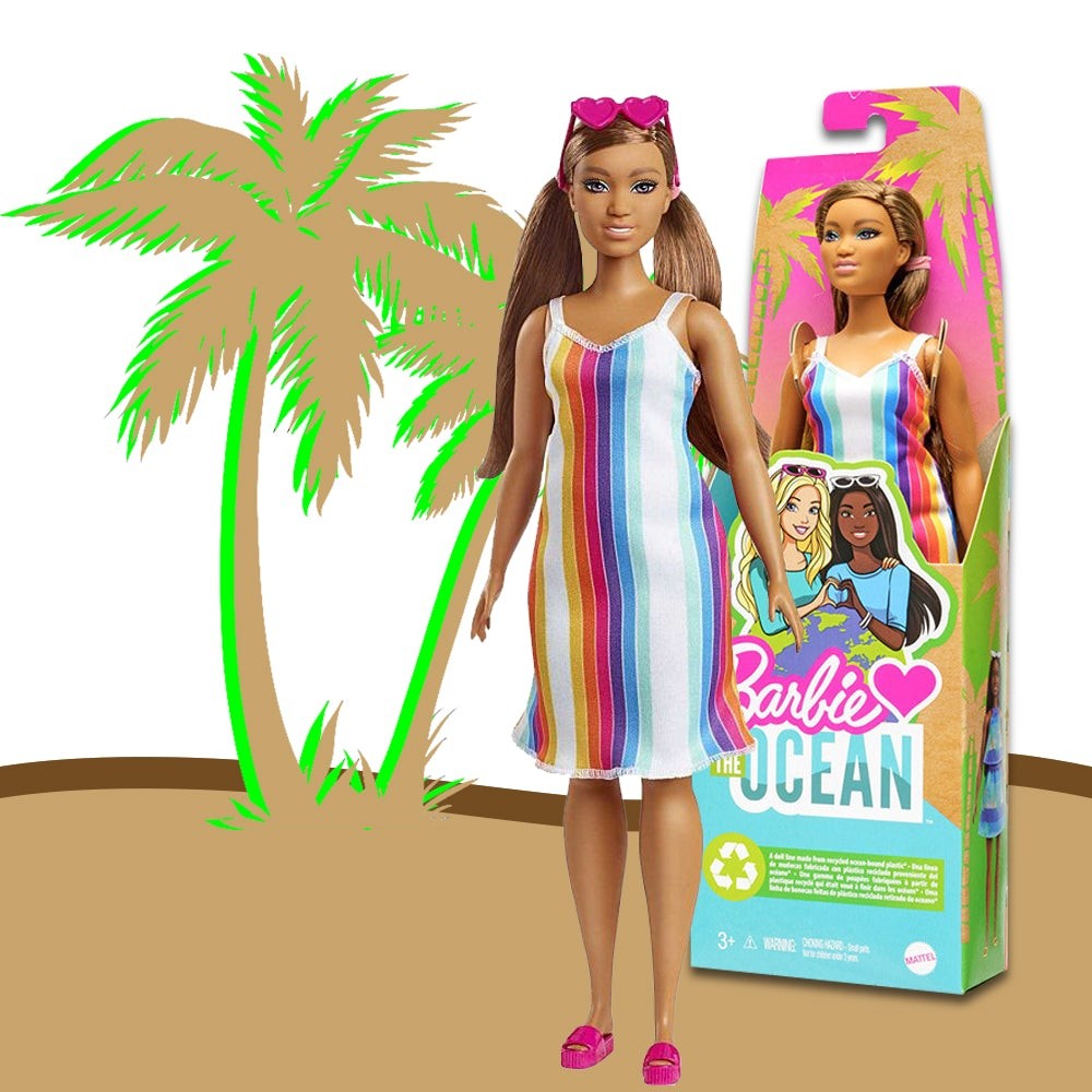 BARBIE THE OCEAN MUÑECA LATINA ORIGINAL NIÑAS (DJ-GRB351)