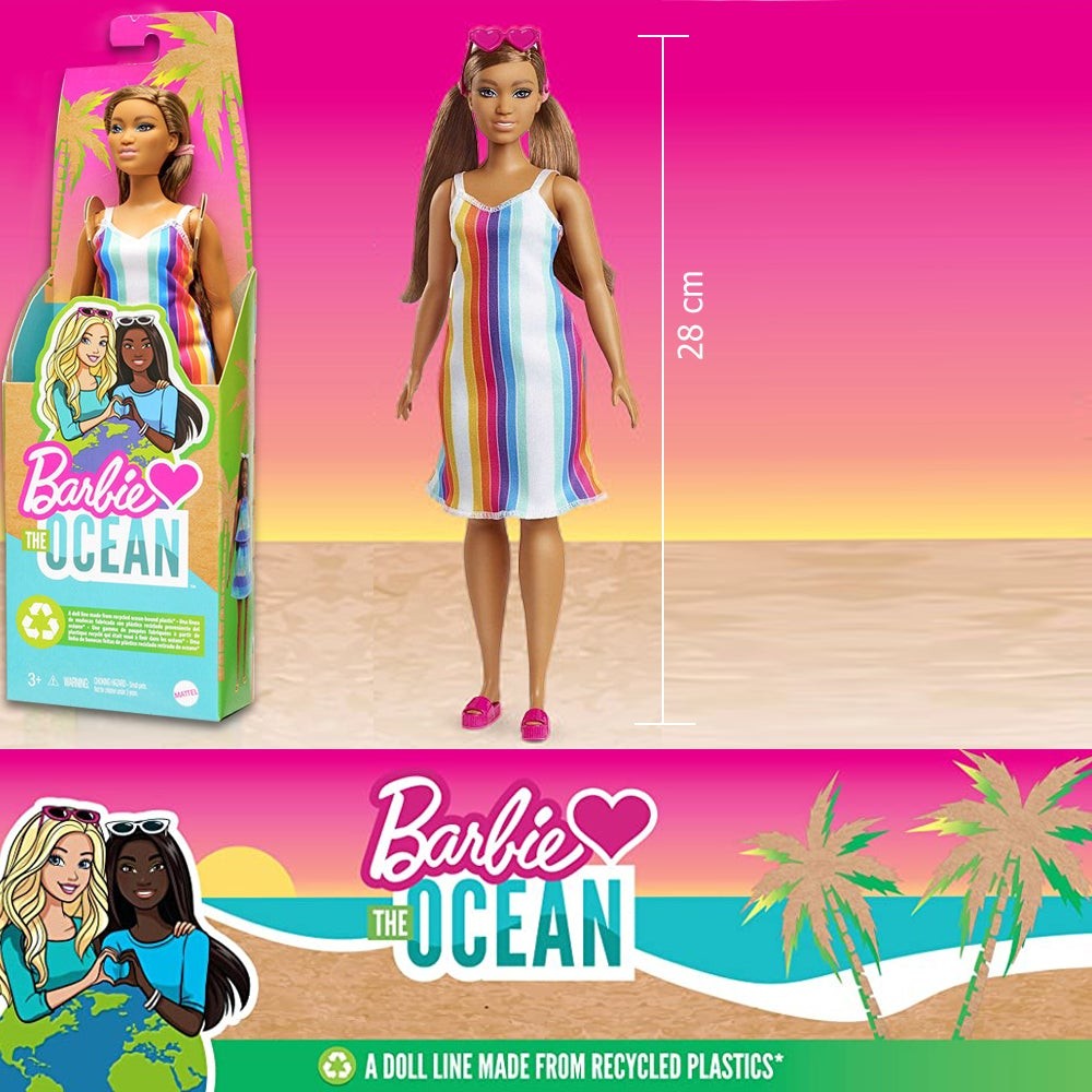 BARBIE THE OCEAN MUÑECA LATINA ORIGINAL NIÑAS (DJ-GRB351)