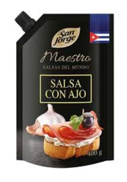 SALSA CON AJO DP SAN JORGE x 400GR