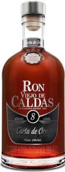 RON VIEJO DE CALDAS CARTA DE ORO x 750ML