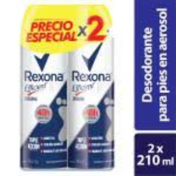 TALCO EFFICIENT ORIG REXONA 2U x210ML