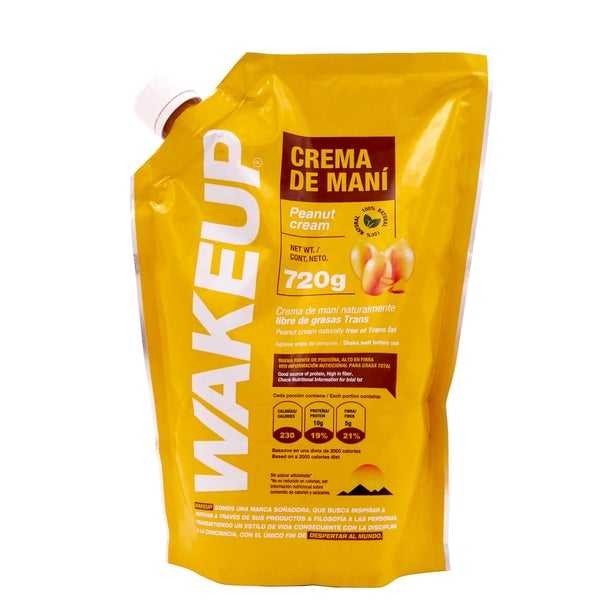 CREMA DE MANI NATURAL WAKEUP *720 GR