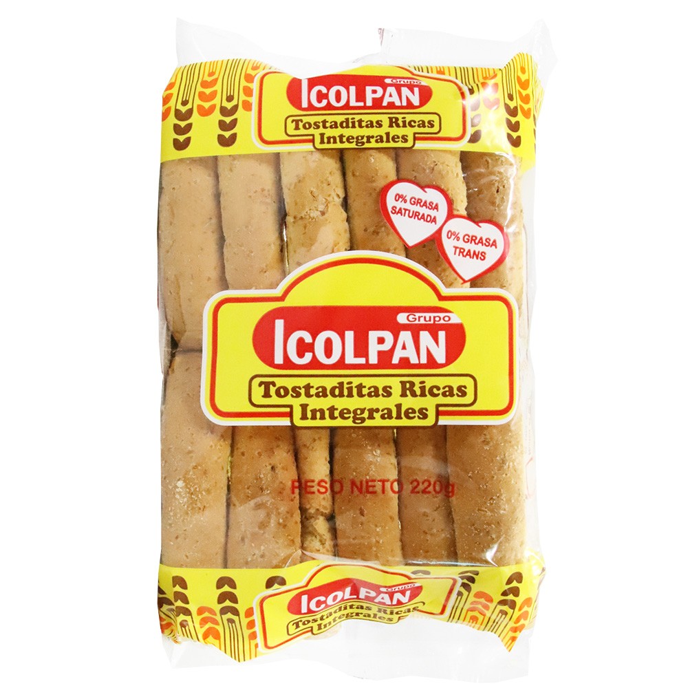 TOSTADA INTEGRAL ICOLPAN