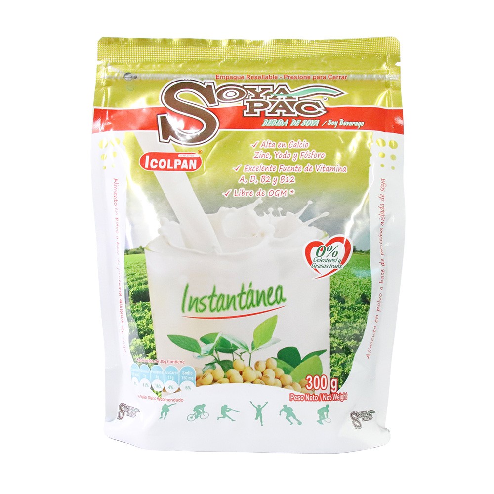 LECHE SOYA PAC  x 300GR ICOLPAN