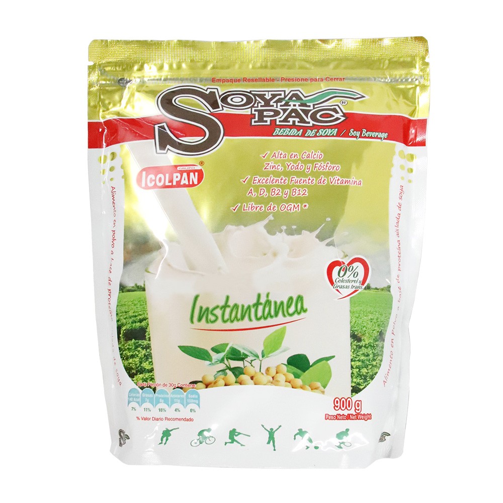 LECHE SOYA PAC  x 900GR