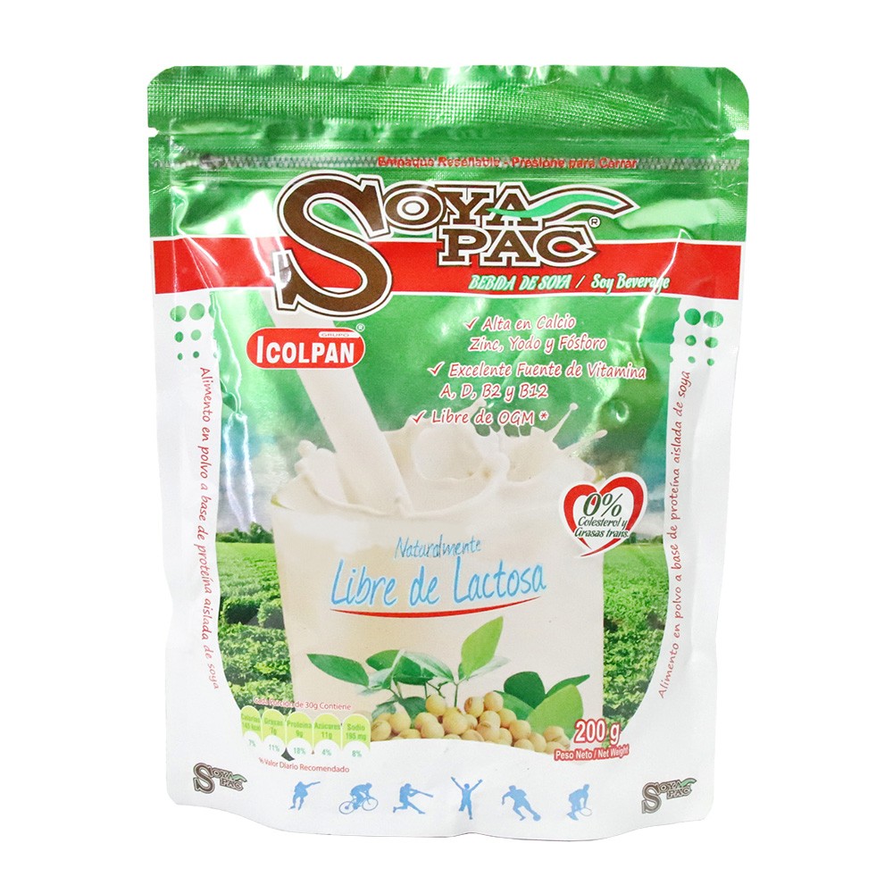 LECHE SOYA PACK DESLAC*200GR