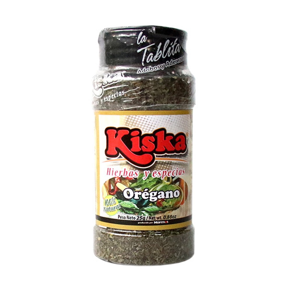 OREGANO FRASCO KISKA  x 25GR
