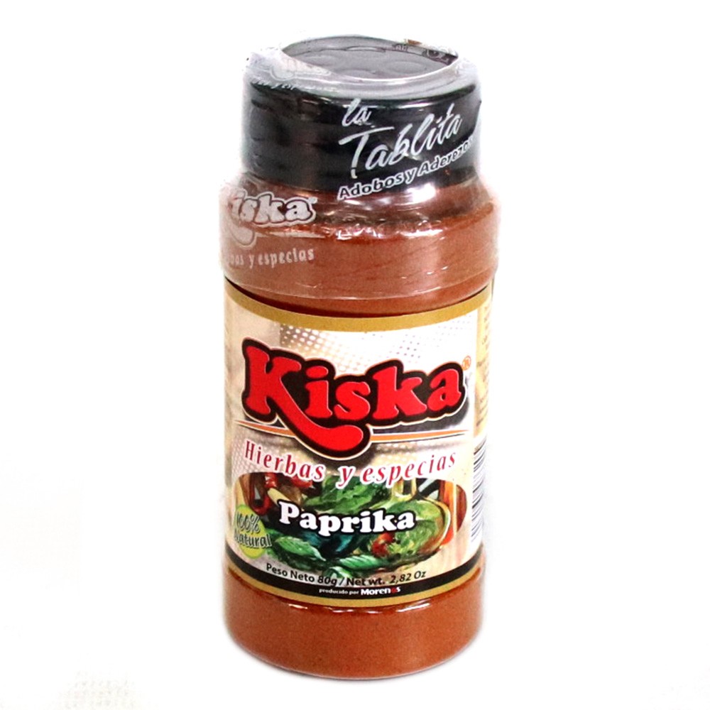 PAPRIKA FRASCO KISKA  x 80GR