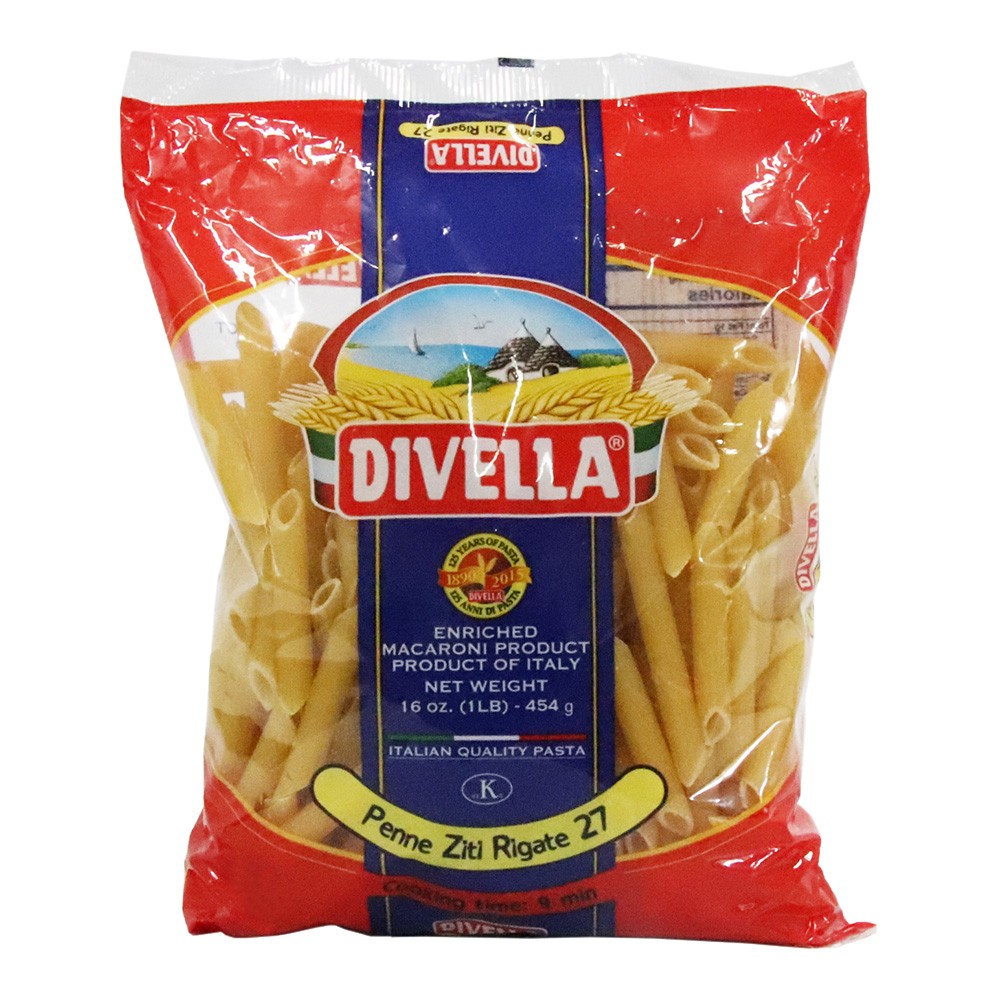 PASTA PENNE RIGATE DIVELLA  x 454GR
