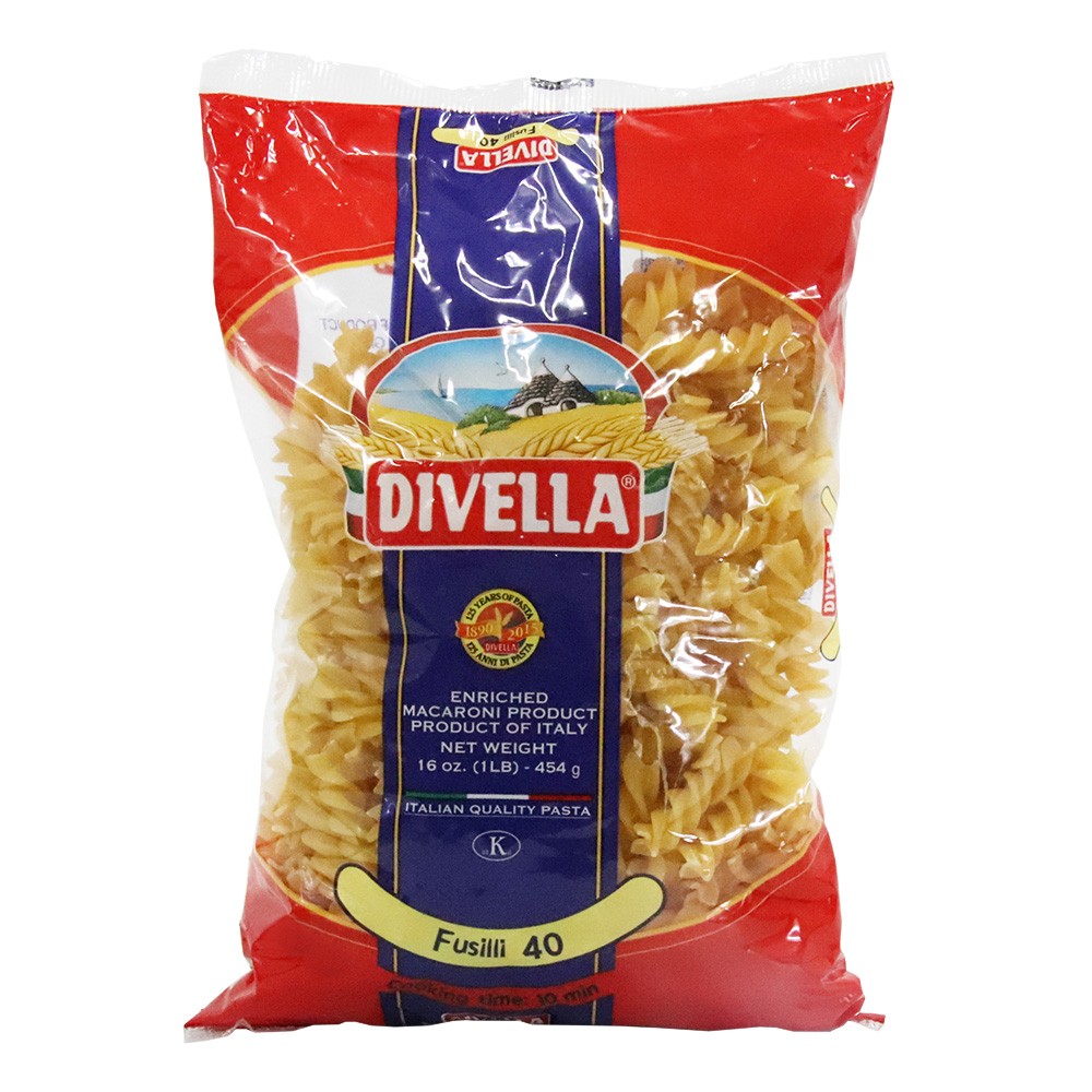 PASTA FUSILLI CORTO DIVELLA  x 454GR