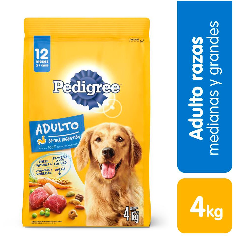 PEDIGREE ADULTO  ETAPA 3  x  4 KG
