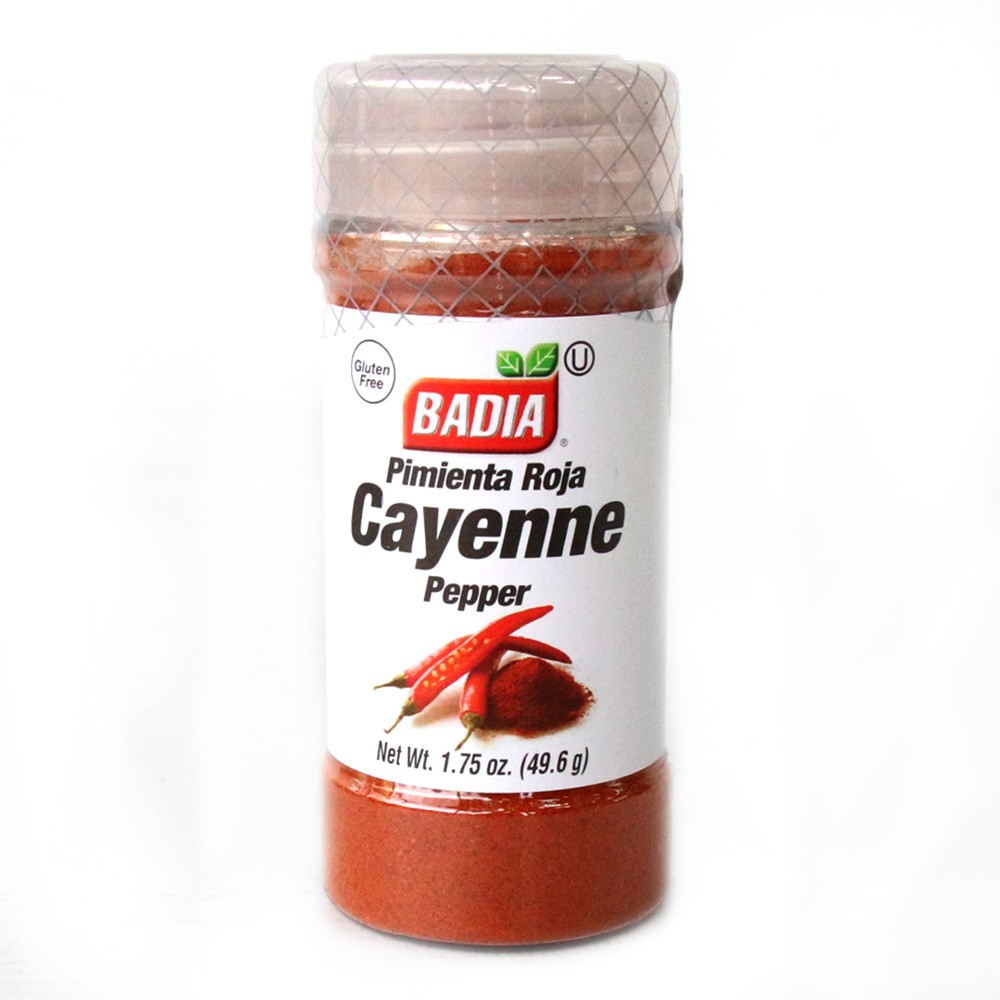PIMIENTA CAYENA ROJA BADIA  x 49.6 GR