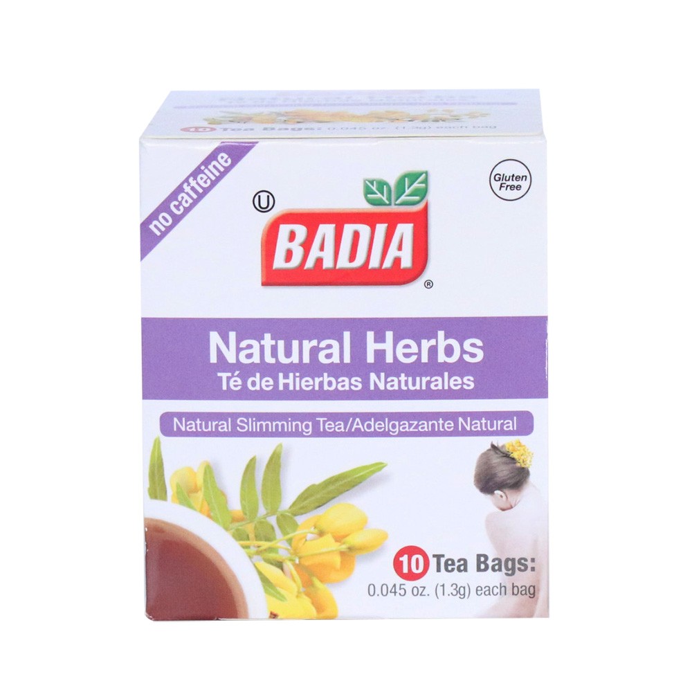 TE DE HIERBAS NATURALES BADIA  x 10UND