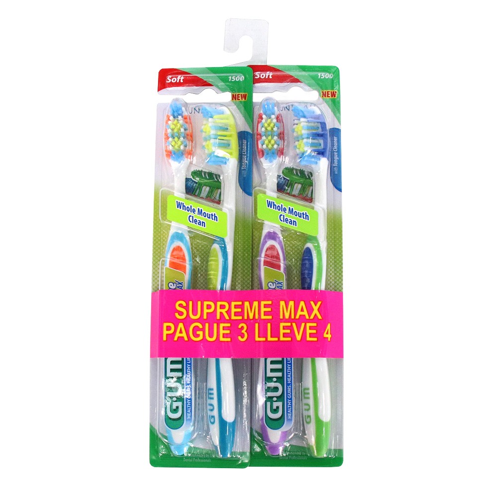 CEPILLO MAX SUAVE GUM* 3UND