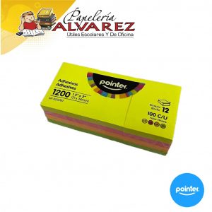 NOTA POINTER ADHESIVA 1.5"X2" X1200