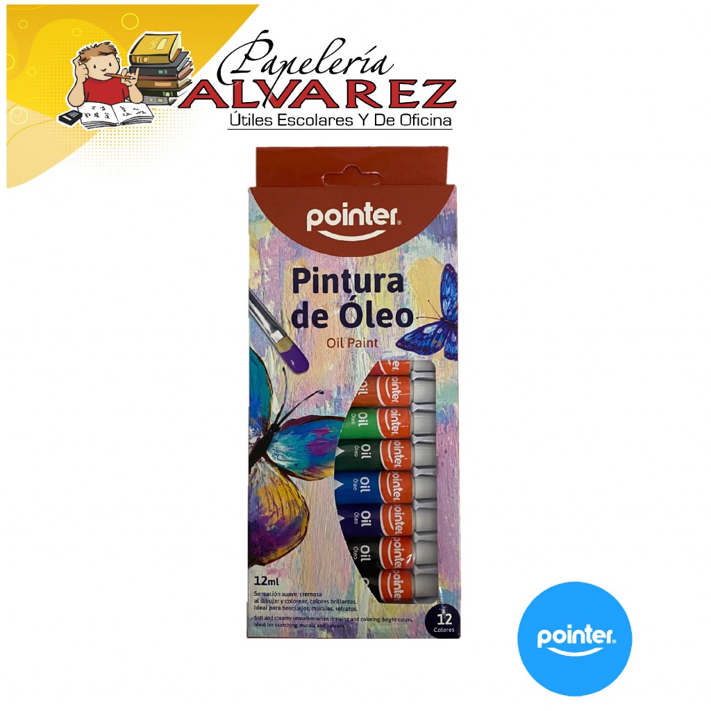 OLEO POINTER 12ML X12 PINTURA DE OLEO