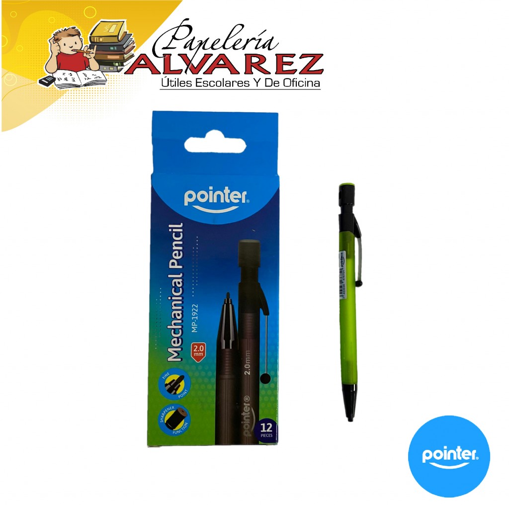 PORTAMINAS POINTER 2MM CLIP METAL MP1922