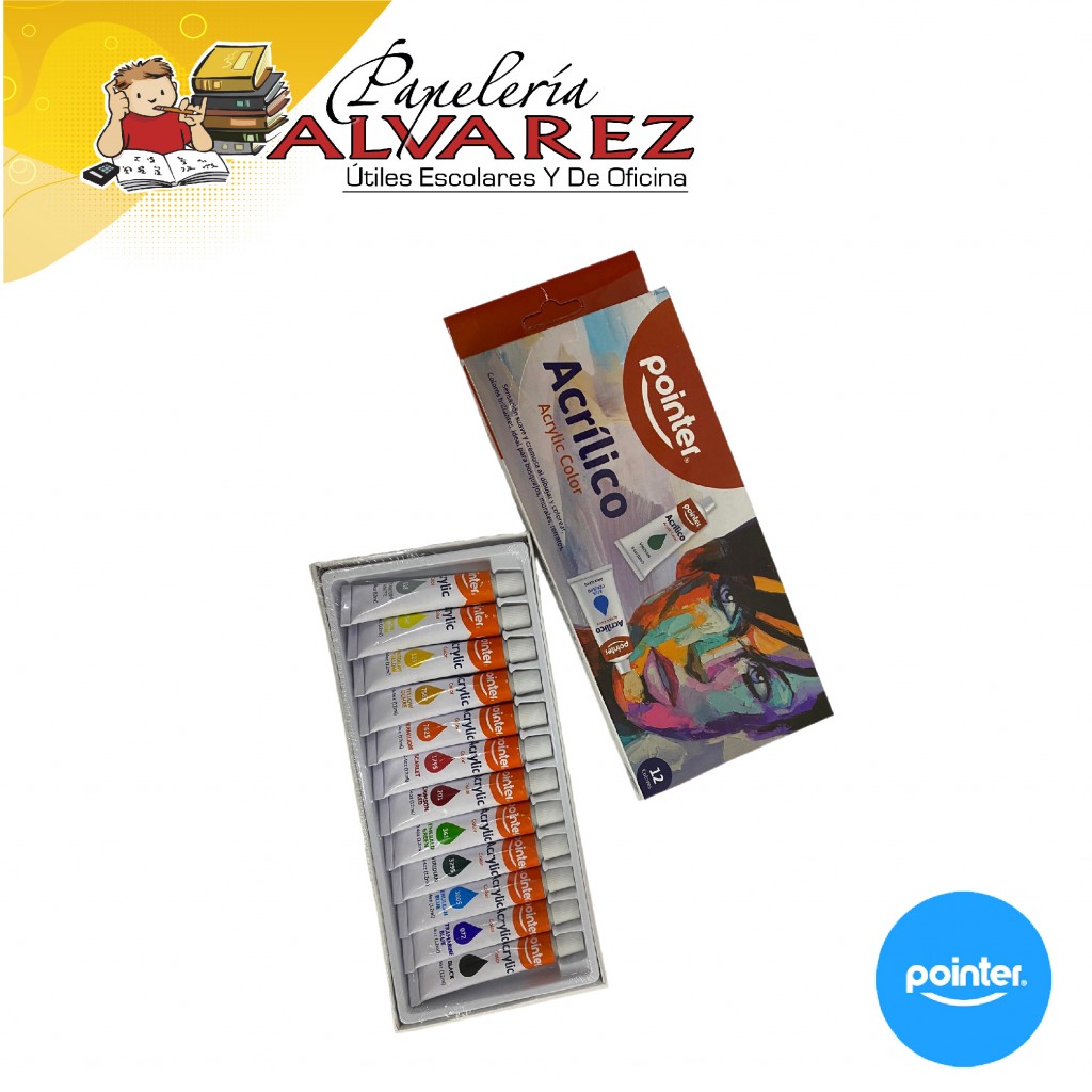ACRILICO POINTER X12 PINTURA ACRILICA
