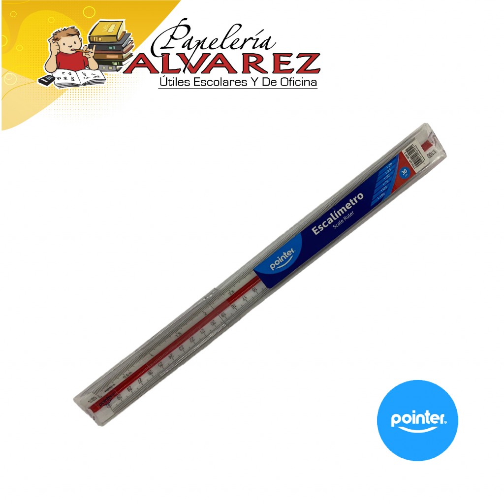 ESCALIMETRO METALICO POINTER 30CM