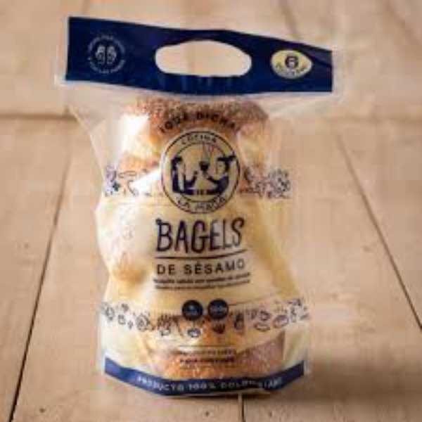 BAGELS DE SESAMO *6 UND 500 GR