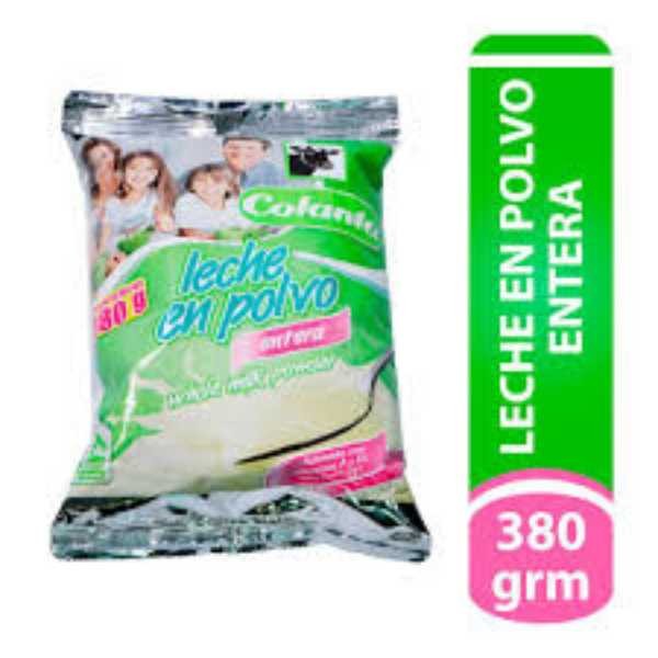 LECHE POLVO ENTERA  COLANTAx380GR