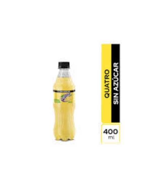 GASEOSA QUATRO SIN AZUCAR PET  x 400 ML