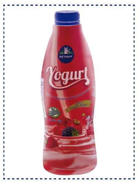 YOGURT FRUTOS ROJOS BETANIA x 1 LT