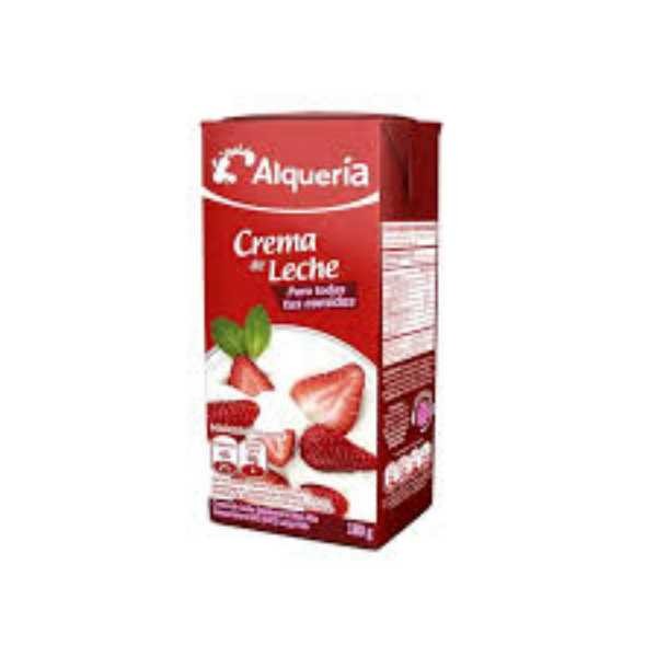 CREMA DE LECHE TETRA ALQUERIA *180 ML