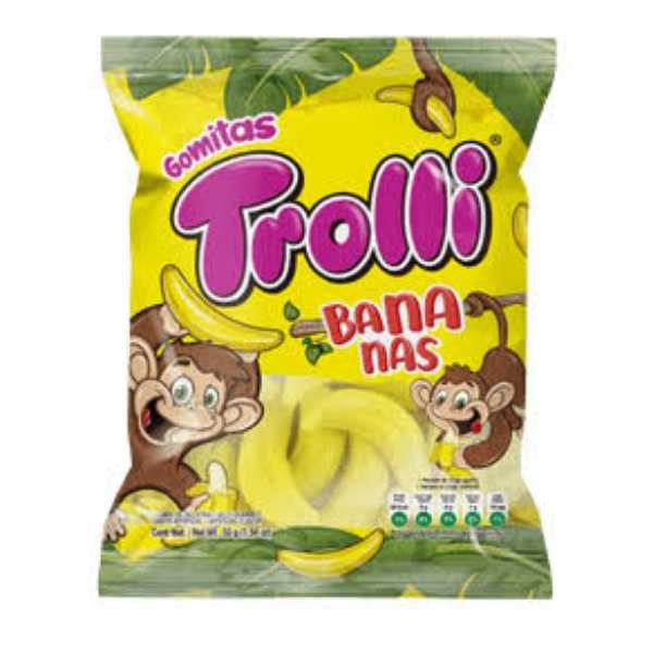 GOMAS TROLLI BANANA*55 GR
