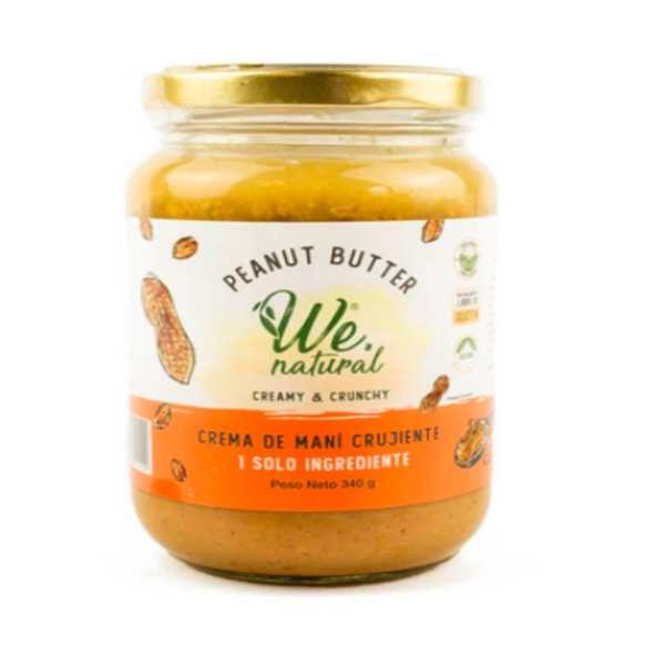 CREMA DE MANI WE NATURAL*340 GR