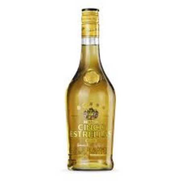 BRANDY CINCO ESTRELLAS ORO x  750 ML