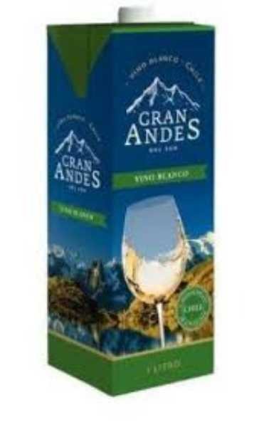 VINO SAUVIGNON GRAN ANDES TETRA *1000 ML