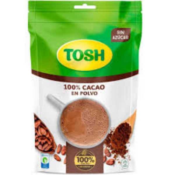 BEBIDA 100% CACAO EN POLVO TOSH *200GR