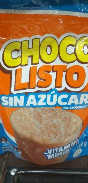 CHOCOLISTO SIN AZUCAR  x 180GR