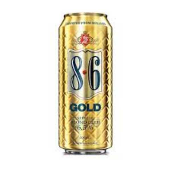 CERVEZA GOLD 8.6 * 500 ML
