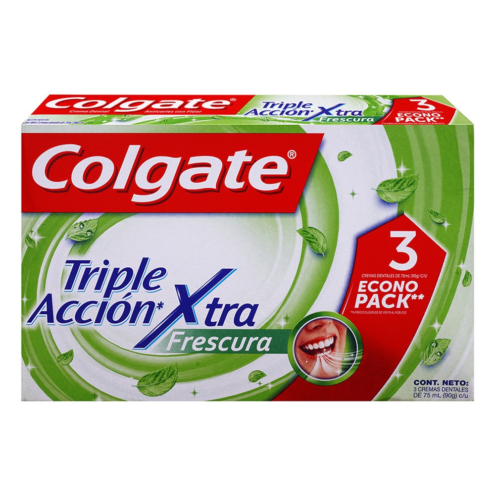 CREMA COLGATE TRI ACC FRESC 3UN  x 75ML