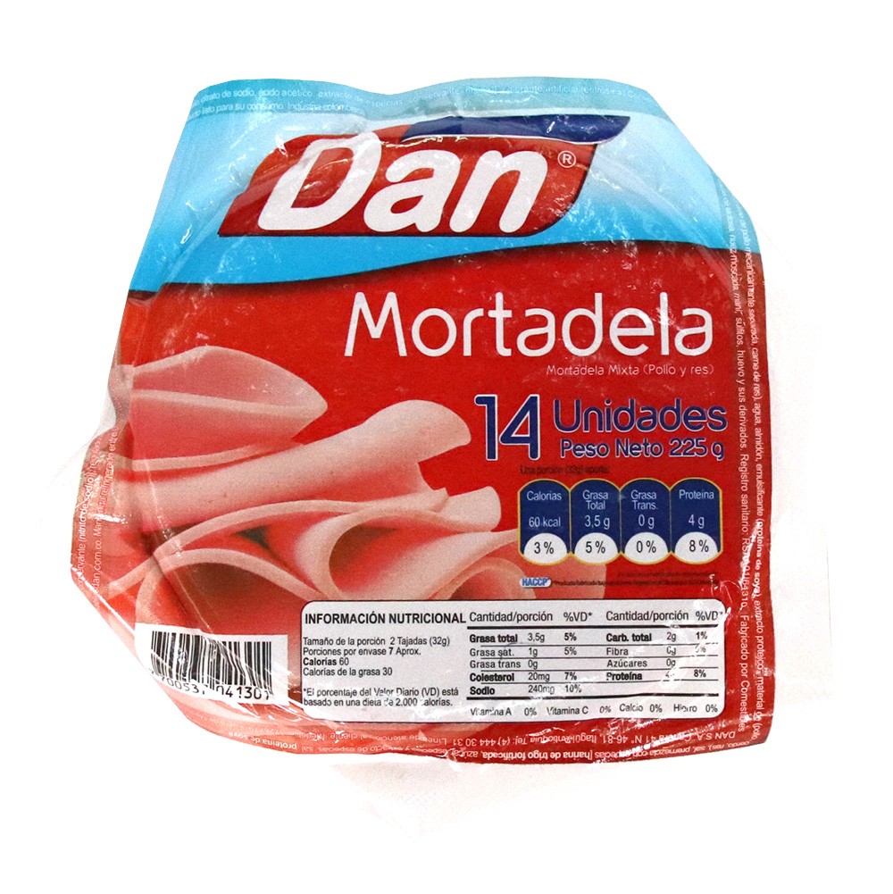 MORTADELA DAN  x 225GR