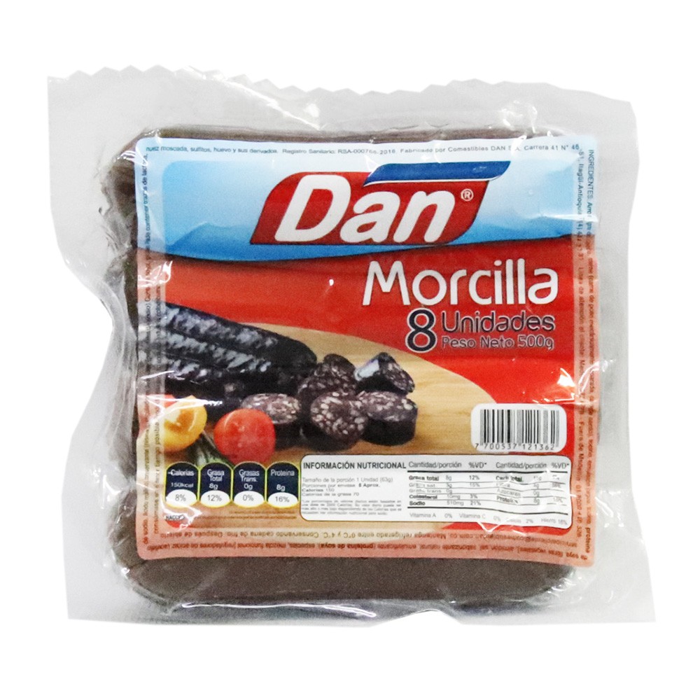 MORCILLA DAN  x 500GR
