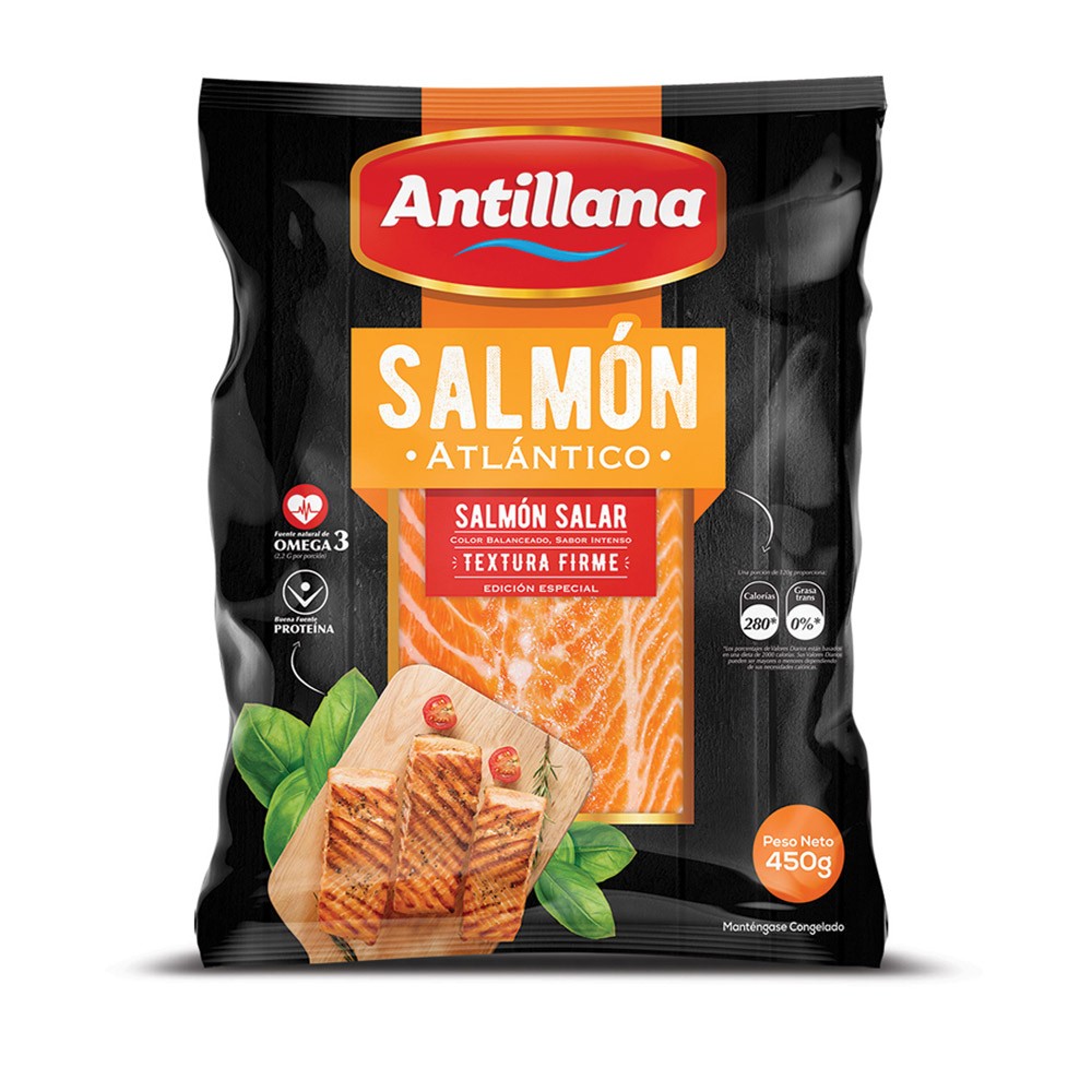 FILETE SALMON ATLANTICO ANTILLANA*450GR