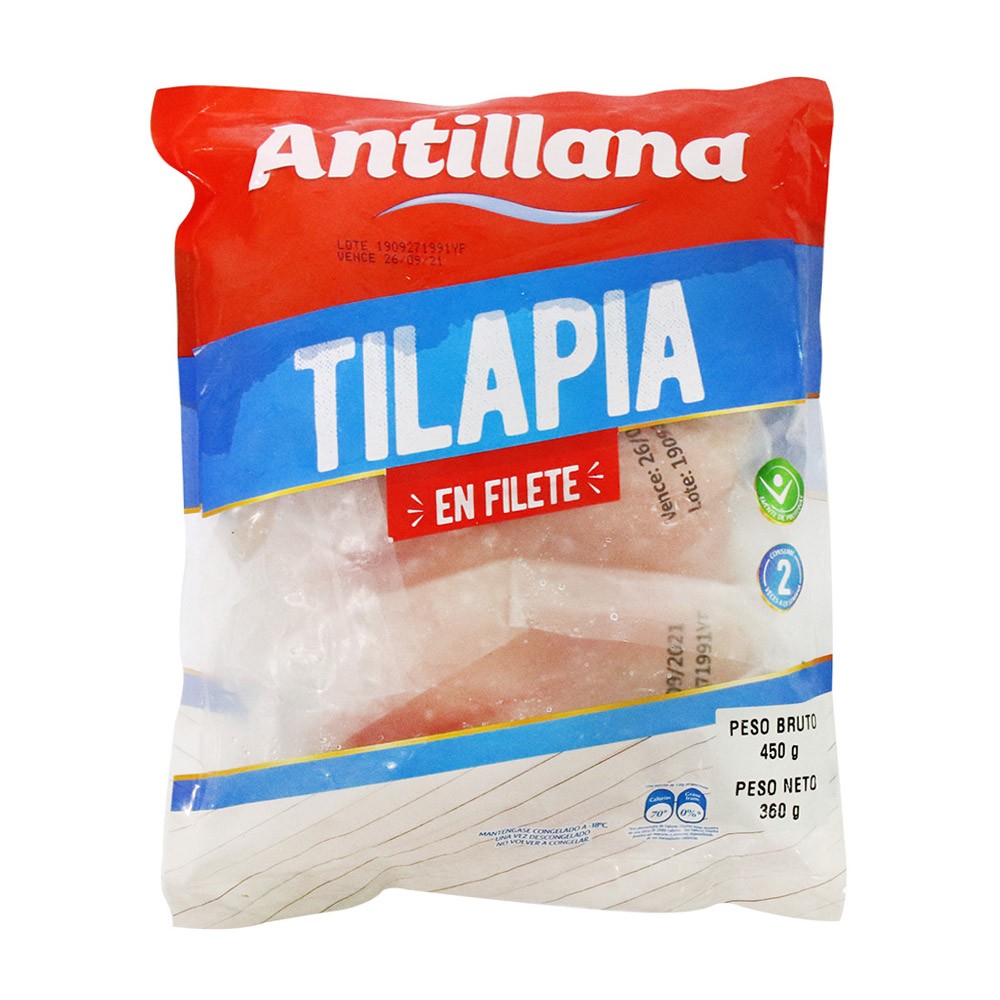 FILETE MOJARRA/TILAPIA *360GR ANTILLANA