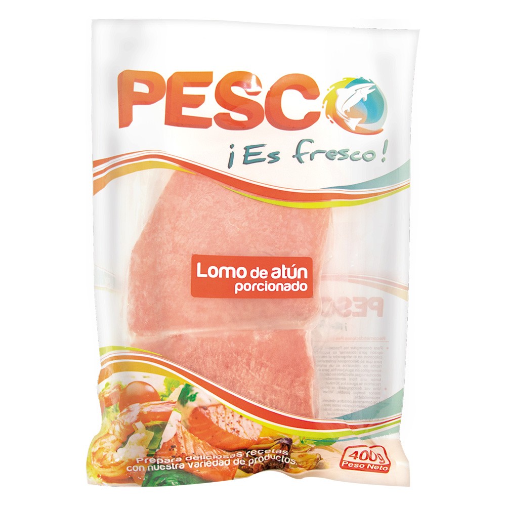 LOMO DE ATUN PORCIONADO  x  400 GR
