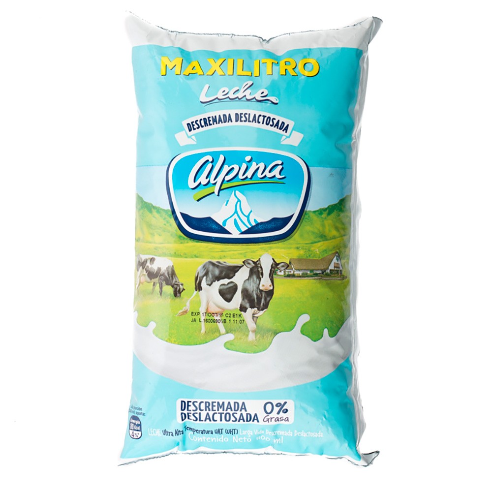 LECHE ALPINA DESLACT DESC BSA  x 1100ML