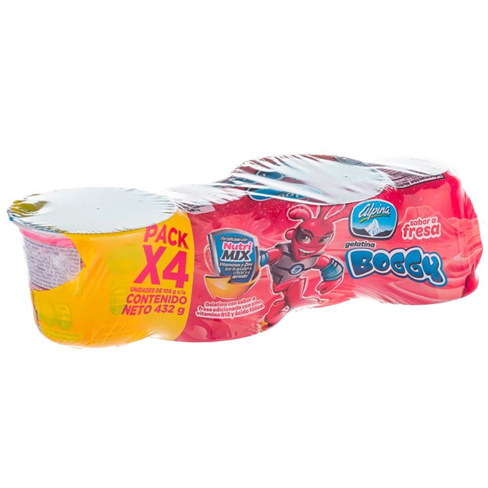 PACK GELATINA BOGGY    x 4 UND