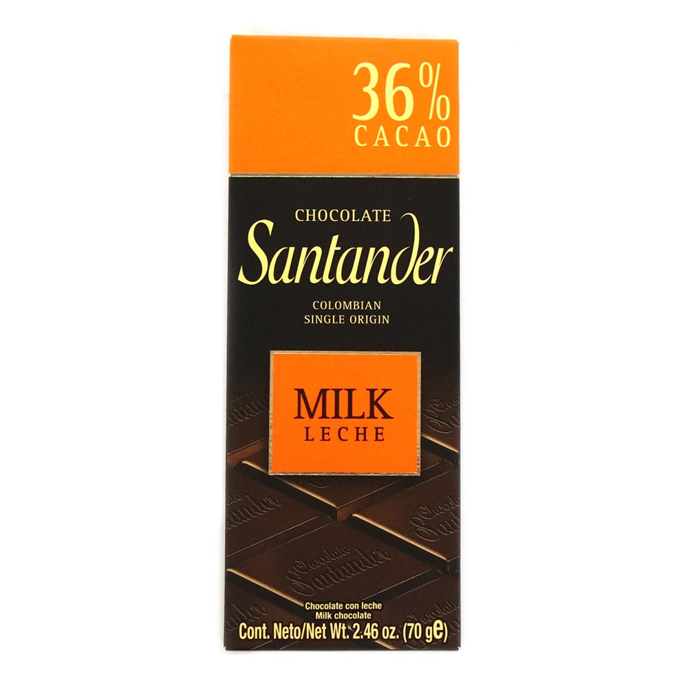 CHOCOLATE SANTANDER 36% 70gr