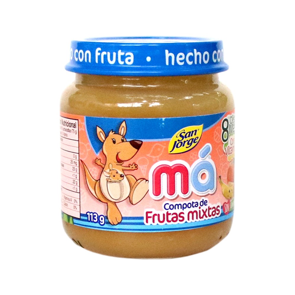 COMPOTA SAN JORGE FRUTAS MIXTAS  x 113GR