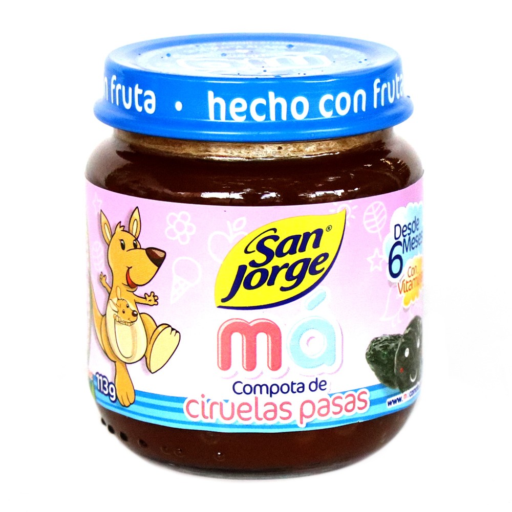 COMPOTA SAN JORGE CIRUELA  x 113GR