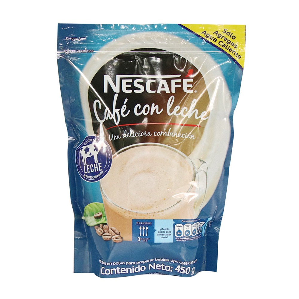 NESCAFE CON LECHE  x 450GR