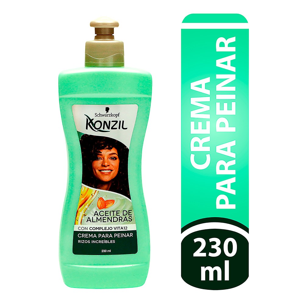 CREMA PARA PEINAR ALMENDRAS KONZIL 230ML