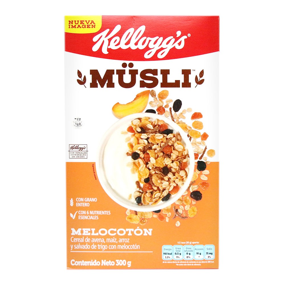 MUSLI MELOCOTON  x 300GR KELLOGS