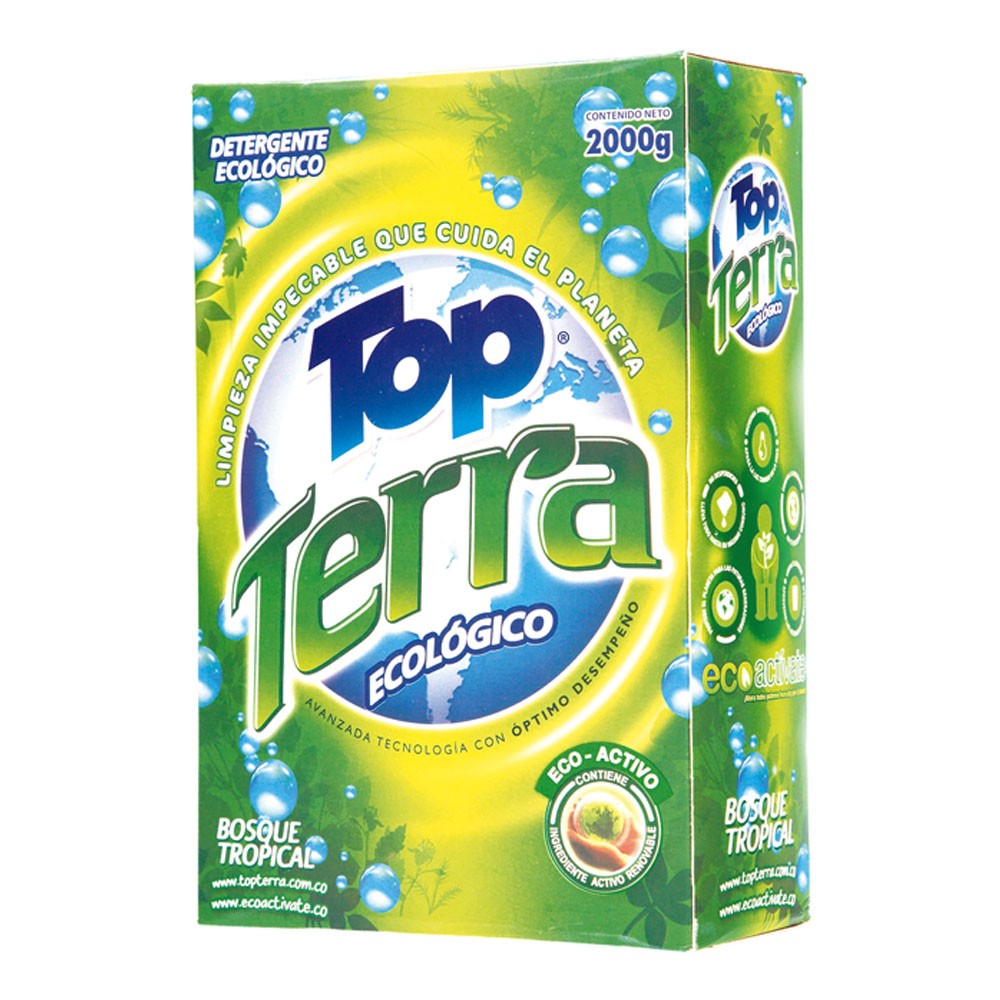 DETERGENTE TOP TERRA TROPICAL POLVO*2000